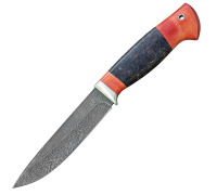Нож Ладья из дамасской стали